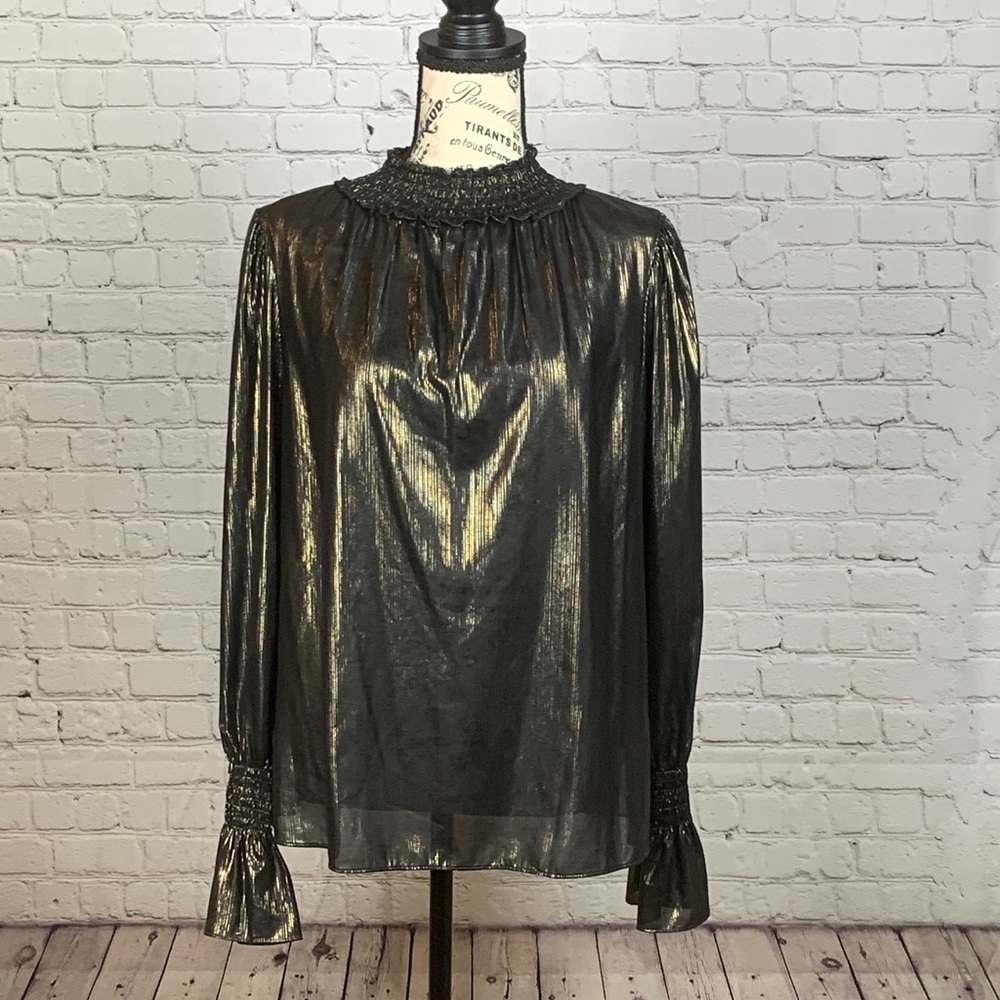 Black/Gold/Worthington Jazzy top